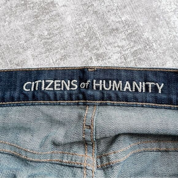 Citizens of Humanity Kelly Low Rise Bootcut Dark Wash Size 29 - Picture 6 of 9
